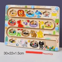 Manyetik Hayvan, Renk ve Numara Labirenti Montessori Aktivite Tahtası