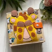 Montessori Zürafa Keçe Eğitim Kitap